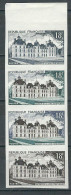 FRANCE N° 980 ** Bande De 4 Essai   ND Avec Bicolores - Color Proofs 1945-…