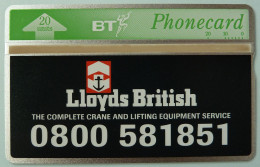UK - Great Britain - BT & Landis & Gyr - BTP131 - Lloyds British - 229A - 2500ex - Mint - BT Emissioni Private