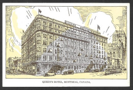 Montreal - Quebec - C.P.A.  Queen's Hotel Montreal - Inutilisée  Uncirculated - Montreal