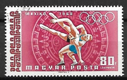 HONGRIE    -    1968  . LUTTE   /   CATCH    -   Oblitéré.  JO De MEXICO. - Wrestling