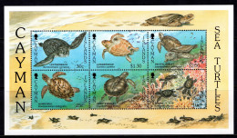 Cayman Islands 1995 Sea Turtles MS MNH (SG MS799) - Cayman Islands