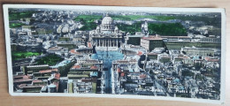 CARTOLINA F.segnalibro  ITALIA ROMA SAN PIETRO Italy Postcard ITALIEN Ansichtskarten - San Pietro