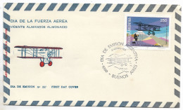 ARGENTINA 1978 FIRST DAY COVER DAY OF AIR FORCE AVIATION PLANE MILITARY FDC - FDC