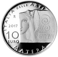 Italia - 10 Euro 2017 - Italia Delle Arti - Sassi Di Matera - KM# 408 - Italie