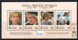 Cayman Islands 1998 Diana Princess Of Wales Commemoration MS MNH (SG MS858) - Cayman Islands