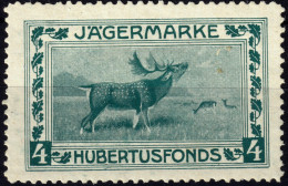 AUTRICHE / ÖSTERREICH - Ca.1900 Reklamemarke "JÄGERMARKE / HUBERTUSFONDS" - Neuf/Ungebraucht * (ref.005) - Unused Stamps