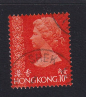 Hong Kong: 1975/82   QE II     SG311      10c   Bright Orange   Used  - Oblitérés