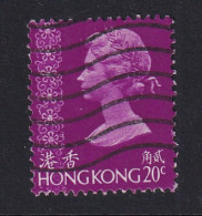 Hong Kong: 1975/82   QE II     SG313b      20c   Deep Reddish Purple   Used  - Gebraucht