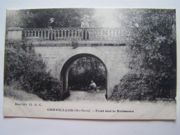 CHEVILLON. HAUTE MARNE. PONT SUR LE RUISSEAU. - Chevillon