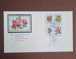 1984 Iran New Year Festivities (Nowruz 1364) Fdc Scott No:2175-2178 - Iran