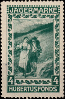 AUTRICHE / ÖSTERREICH - Ca.1900 Reklamemarke "JÄGERMARKE / HUBERTUSFONDS" - Neuf/Ungebraucht * (ref.013) - Unused Stamps