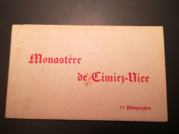 CPA Boite Carnets - (06) Monastère De Cimiez Nice - 10 Photographies - Edition D'art Munier - Lotes Y Colecciones