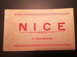 CPA Boite Carnets - (06) Nice - 10 Photographies - Edition D'art Munier - Sets And Collections