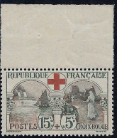 FRANCE N°156 - 15cts+5cts Noir & Rouge -  BC - Bdf - SUP - - Unused Stamps