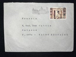 ENVELOPPE VATICAN / PAOLO VERONESE / 1988 POUR SAINT NECTAIRE FRANCE - Cartas & Documentos