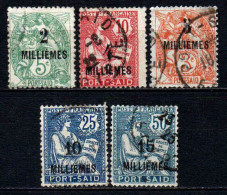 Port Saïd - 1921  -  Tb Antérieur Surch  - N° 49A-50-50A--53-56- Oblitéré - Used - Used Stamps