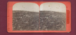 070124 -  PHOTO STEREO PAPIER T RICHARD MAENNEDORF ZURICHSEE - BELFORT Colline De La Miotte - Siège 1871 Guerre 1870 - Belfort – Siège De Belfort