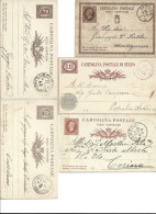 LOTTO DI 64 CARTOLINE POSTALI QUASI TUTTE DIVERSE DAL 1877 AL 1930 CIRCA - Verzamelingen & Kavels