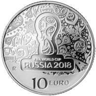 Italia - 10 Euro 2018 - XXI Coppa Del Mondo FIFA, Russia 2018 - KM# 423 - Italia