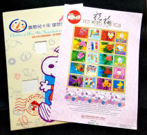 Taiwan 55 Years Of Peanuts Snoopy 2006 Cartoon Animation (sheetlet) MNH *see Scan - Neufs