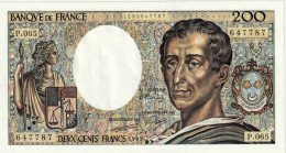 200 Francs 1989   Série De 7 Billets Neufs - 200 F 1981-1994 ''Montesquieu''