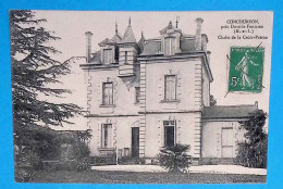 Cp, 49, CONCOURSON Près Doué La Fontaine, Chalet De La Croix-PATRON, Voyagée 1914 - Autres & Non Classés
