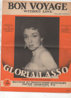 Partitions Années 40-70 GLORIA LASSO  Bon Voyage 1957  (CAT7016 /T) - Sonstige & Ohne Zuordnung