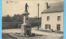 Mettet-Pr.Namur-1930-Fontaine Saint-Job-Abreuvoir-Poteau électrique En Bois-Cachet “Mettet-1930-Timbre Lion Hértaldique - Mettet