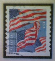 United States, Scott #5657, Used(o), 2022, Three Flags Definitive, (58¢), Red, White, And Dark And Light Blue - Usati