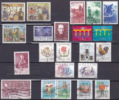 NO100B – NORVEGE - NORWAY – 1984 – FULL YEAR SET – Y&T # 852/873 USED 16,90 € - Usados