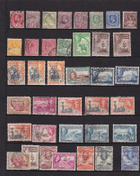 38 Timbres  Oblitérés  Gold Coast    Grande-Bretagne (ex - Colonies & Protectorats) > Côte D'Or - Côte D'Or (...-1957)