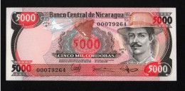 Nicaragua 5000 Cordobas 1985 Unc - Nicaragua