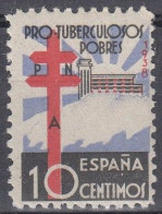 ESPAÑA 1938 Nº 866 NUEVO SIN FIJASELLOS - Unused Stamps