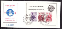 1960 FDC Blok 32 (1128-30).Wereldjaar Voor De Vluchteling.OBP 75 Euro. - 1951-1960