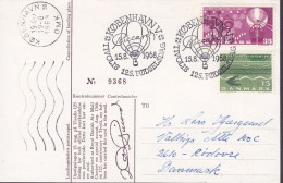 Denmark PPC Don Piccard Ballon Sonderstempel 'Piccard Ballon' TIVOLI's 125. Fødselsdag KØBENHAVN V. 1968 (Cz. Slania) - Covers & Documents