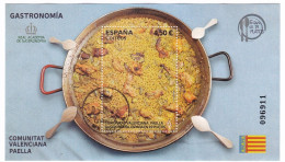 2022-ED. 5584 H.B.Gastronomía España En 19 Platos. Comunitat Valenciana, Paella- USADO - Gebraucht