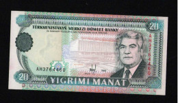 Turkmenistan 20 Manat 1995 Unc - Turkmenistán