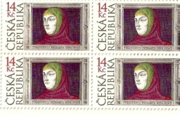 ** 404 Czech Republic Petrarca 2004 - Block Of 4 - Unused Stamps