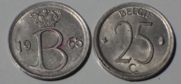 Belgique Belgium Belgie 25 Centimes 1965 - Pièce Monnaie Belgie - 25 Centimes