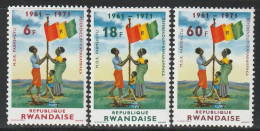 RWANDA - N°461/3 ** (1972) - Nuevos