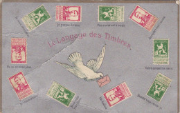La Language Des Timbres, Gaufrée, Reliëf (pk86877) - Timbres (représentations)