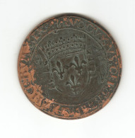 411/ France : Médaille : LOUIS XII : Reproduction D'un écu D'or Aux Porcs épics - 66,5 Cm De Diamètre, 136 Grammes - Monarchia / Nobiltà