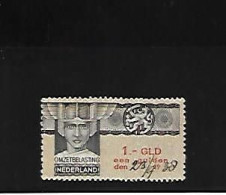 Lot Pays Bas Vignette Fiscale 1 Gulden De 1938 - Fiscaux