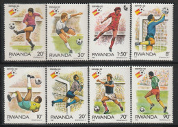 RWANDA - N°1059/66 ** (1982) Football - Ungebraucht