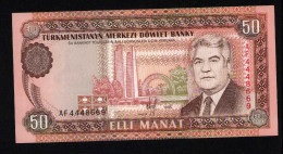 Turkmenistan 50 Manat 1995 Unc - Turkménistan