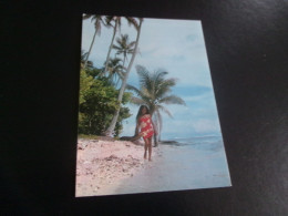 BELLE CARTE..BELLE FEMME ...BEAUTEE POLYNESIENNE - Polinesia Francesa
