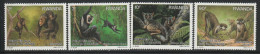 RWANDA - N°1259/62 ** (1988) Faune - Unused Stamps