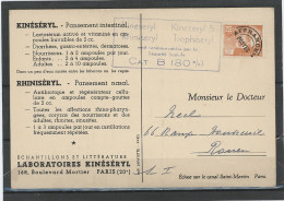 PRÉO -N°99 - GANDON 4 F ORANGE / CP - TARIF 6-1-49 - IMPRIMÉ EN NOMBRE JUSQU'A 20G - 4f - - 1953-1960