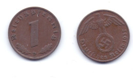 Germany 1 Reichspfennig 1937 D - 1 Reichspfennig