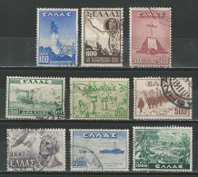 Griechenland Mi 541-48, 559  O - Used Stamps